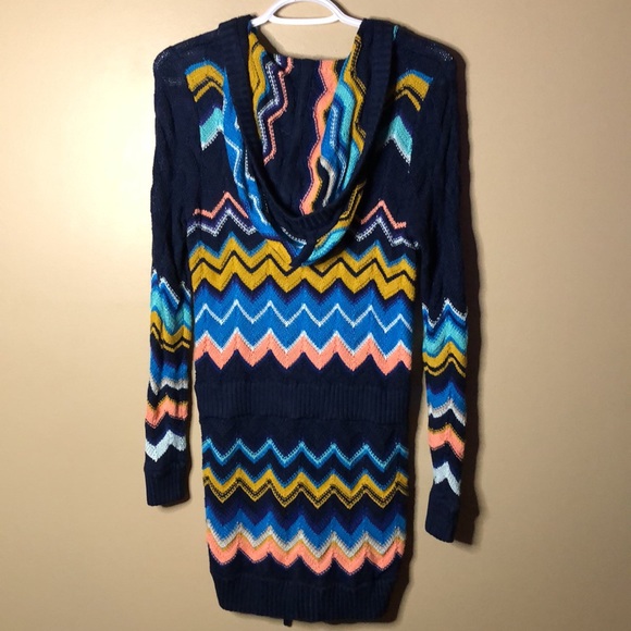 Missoni chunky long length zip up with waist cinch - Picture 5 of 5
